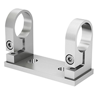 Platine support et anneau de serrage troit INOX316