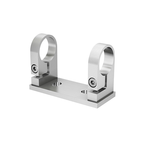 Platine support et anneau de serrage troit INOX316 IN22771 Fixations pour tubes INOX Fixation  l'anglaise IN22771