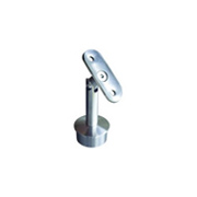 Support fixe d'angle 90 pivotant de main courante 48,3mm INOX304