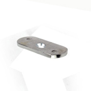 Patte support de main courante plate INOX316
