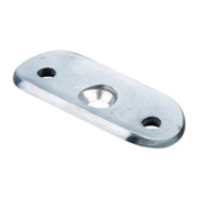 Patte support de main courante plate INOX316