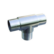 Connecteur 3 axes de tube rond 42,4mm INOX316
