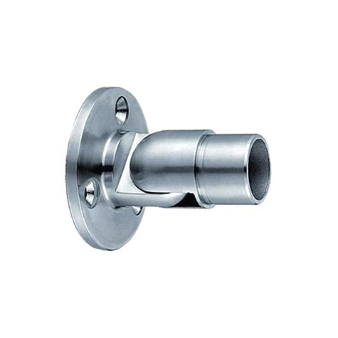 Connecteur mural rglable orientable 90  270 42,4mm INOX316 IN2395 Connecteurs de tube INOX Connecteur mural pour tube INOX IN2395
