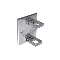 Platine support et anneau de serrage large INOX316