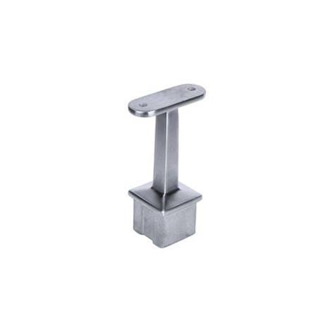 Support fixe de main courante et poteau 40x40mm INOX316 IN2422 Support de main courante INOX Support pour poteau inox 316 IN2422