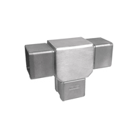 Connecteur en T de tube carr 40x40mm INOX316