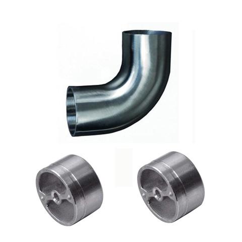 Connecteur coude 90 42,4mm INOX304 pour rampes en bois IN2452 Connecteurs et finitions en INOX Connecteur INOX de main courante bois IN2452