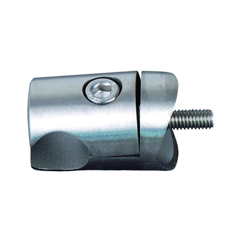 Pince  tle 42,4mm pour profil d'encadrement 10mm INOX304 IN2475 Encadrement panneaux en tle Profil, raccord et pinces IN2475