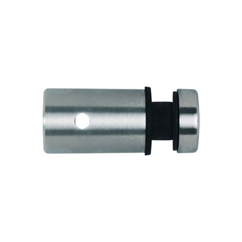 Connecteur en applique pour plexi pr 8mm et cable 6mm IN2531 Connecteur applique pour plexi Connecteur plexi et cable INOX 316 IN2531