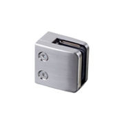 Pince  verre carre 55mm en zamac bross pour plat