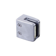 Pince  verre carre 55mm en INOX316 pour plat