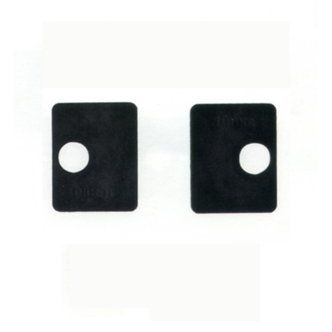 Jeu de 2 caoutchouc pour pinces carres 45mm  verre  epr 8mm IN2565 Caoutchouc de pinces  verre Caoutchouc pour pinces carres IN2564