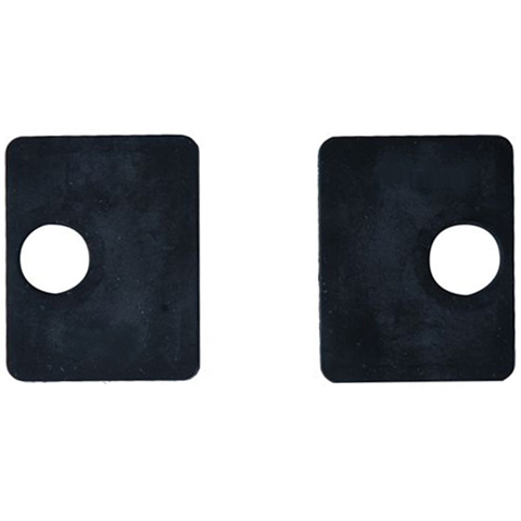 Jeu de 2 caoutchouc pour pinces carres 45mm  verre  epr 10,76mm IN2567 Caoutchouc de pinces  verre Caoutchouc pour pinces carres IN2567