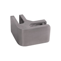 Pince  verre d'angle carre en INOX316
