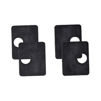 Jeu de 4 caoutchouc epr 10,76mm pour pinces  verre d'angle