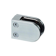 Pince  verre ronde 64mm en zamac bross pour plat