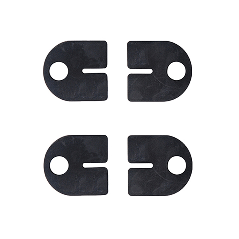 Jeu de 4 caoutchouc epr 10mm pour pinces  verre d'angle IN25842 Caoutchouc de pinces  verre Caoutchouc pour pinces d'angle IN25842