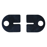 Jeu de 2 caoutchouc pour pinces rondes 64mm  verre epr 8,76mm