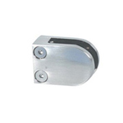 Pince  verre ronde 41mm en zamac bross pour plat