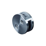 Pince  verre ronde 60mm en inox 316 pour plat ou poteau carr