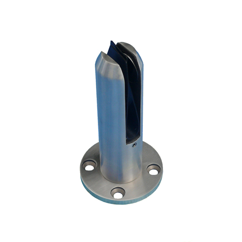 Pince  verre fixation sol en inox 316 pour verre 12  17,52mm IN26271 Pinces au sol de garde corps Pince fixation au sol IN26271