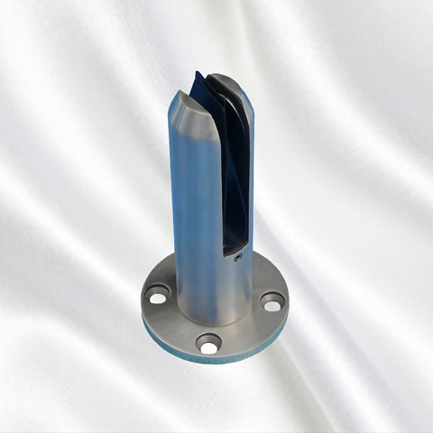 Pince  verre fixation sol en inox 316 pour verre 12  17,52mm IN26271 Pinces au sol de garde corps Pince fixation au sol IN26271