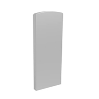 Plaque de finition latrale pour profil aluminium