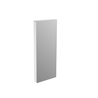 Plaque de finition, embout pour profil aluminium