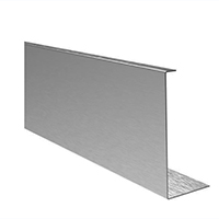 Revtement de finition frontal pour rail avec fixation  l'anglaise