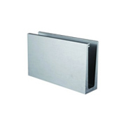 Profil aluminium pour garde corps fixation au sol