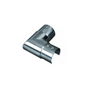 Coude 90 horizontal de main courante ronde 42,4mm inox 304