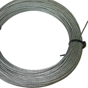Cble rond acier inoxydable 316 6mm