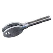 Chape design filete M6 ou M8 pas droite ou gauche pour tendeur de cble