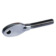 Vis  oeillet design pour chape filete M6 et M8 pas  droite pour tendeur de cble