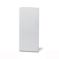 Cache de finition de profil en U aluminium pour garde corps en verre