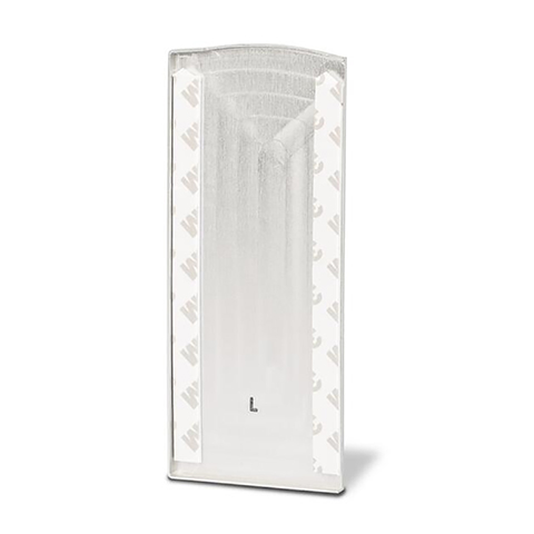 Cache de finition gauche de profil en U aluminium pour garde corps en verre fixation  l'anglaise. IN29315 Profils aluminium pour verres Pices pour habillage profils IN29315