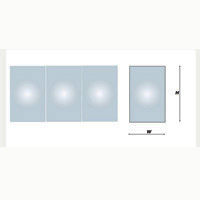 Plaque de verre feuillete standard dcoupe sur mesure
