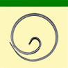 Cercles escargots en acier