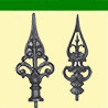 Pointes de lance en fonte
