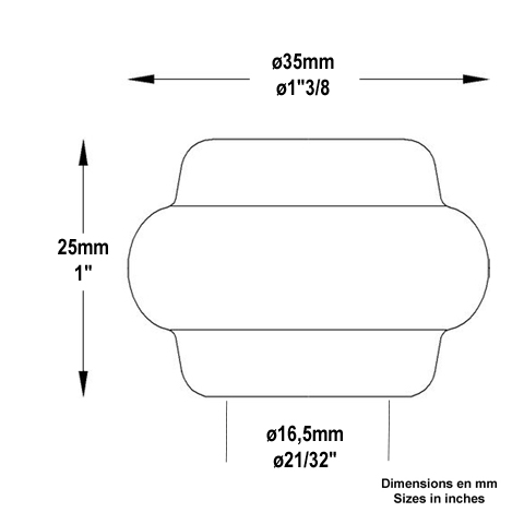Garniture courte  souder 16mm FB1503 Garniture et manchon En acier  souder FB1503