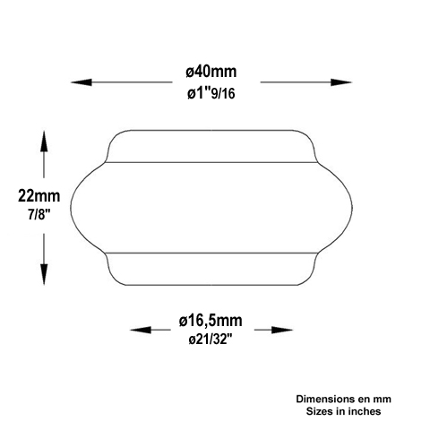 Garniture courte  souder 16mm FB1545 Garniture et manchon En acier  souder FB1545
