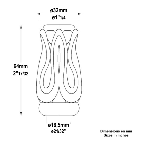 Garniture moyenne  souder 16mm FB1566 Garniture et manchon En acier  souder FB1566