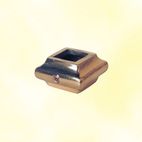 Garniture courte laiton poli 16x16mm