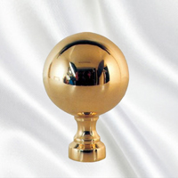 Boule escalier laiton poli H88mm