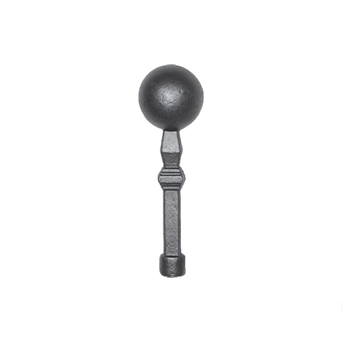 Dcoration acier forg H95mm FC1779 Boule et pommeau Pommeau acier FC1779