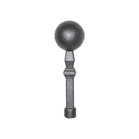 Dcoration acier forg H125mm FC1780 Boule et pommeau Pommeau acier FC1780