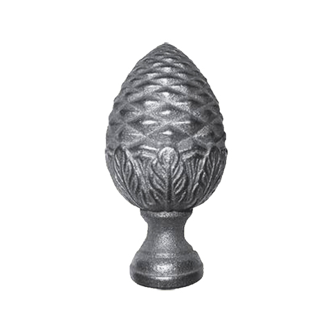 Pommeau pigne fonte H160mm FC1785 Boule et pommeau Pommeau fonte FC1785