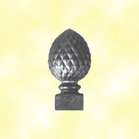 Pommeau pigne fonte H143mm