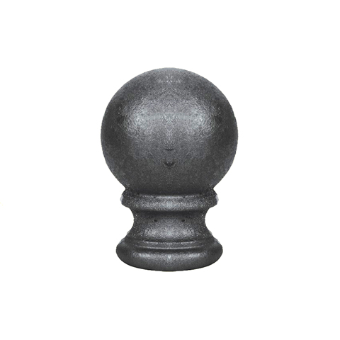 Pommeau pigne fonte H85mm FC1788 Boule et pommeau Pommeau fonte FC1788