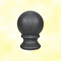 Pommeau pigne fonte H100mm
